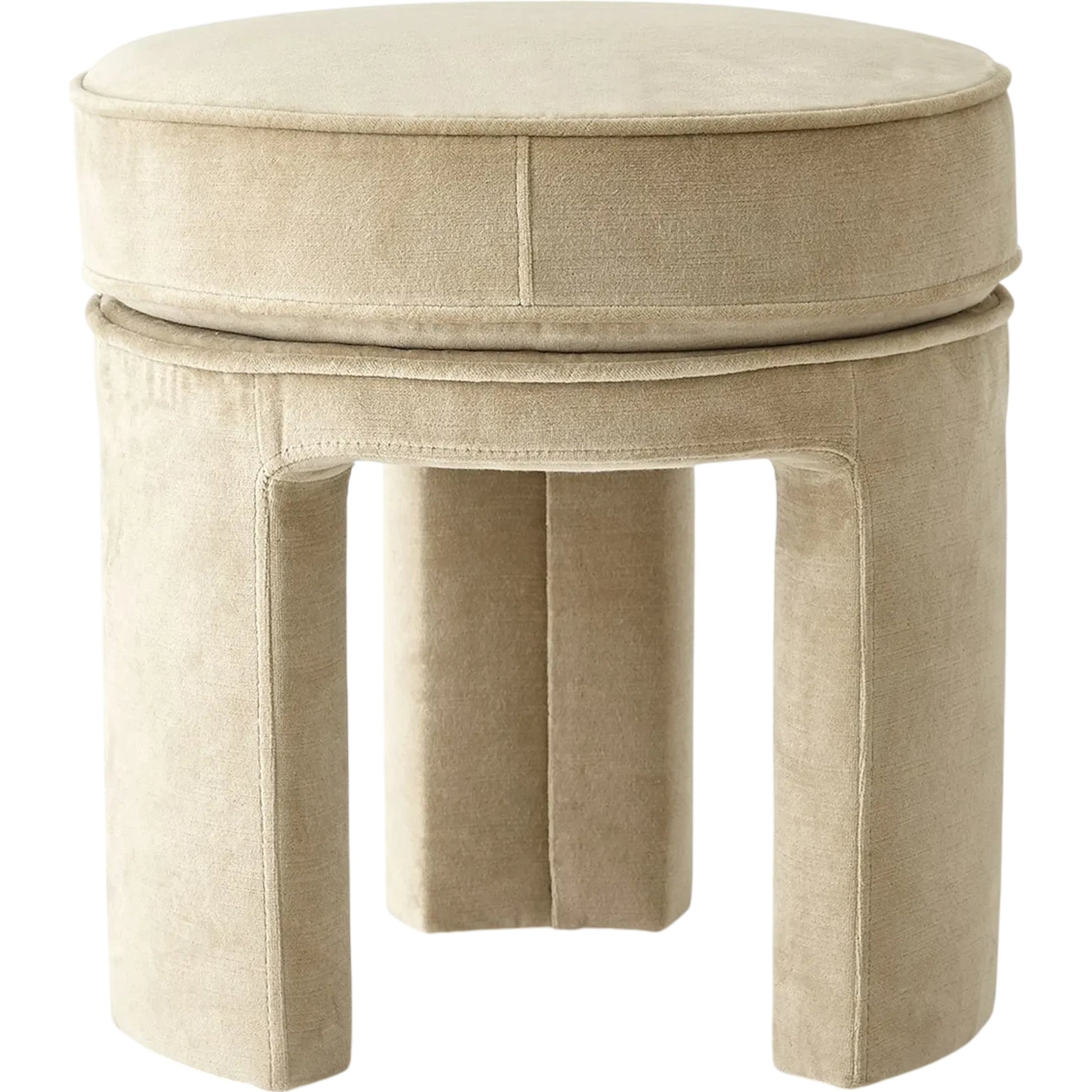 Papu Beige Stool by Global Views in beige. Made from unique in a unique style.