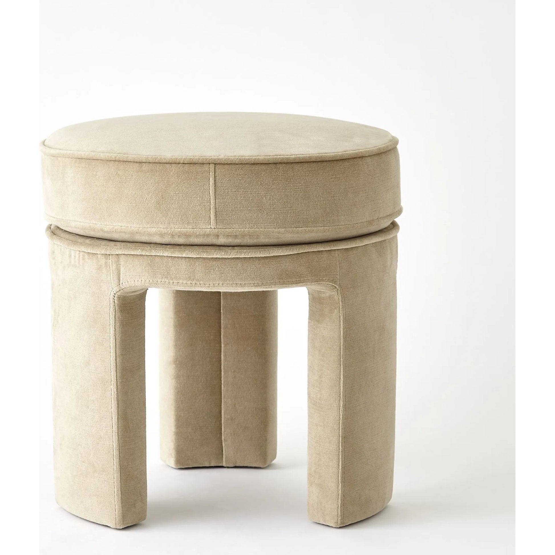 Papu Red Stool by Global Views in red. Made from unique in a eclectic & global style.