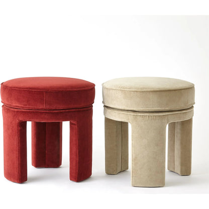 Papu Beige Stool by Global Views in beige. Made from unique in a unique style.