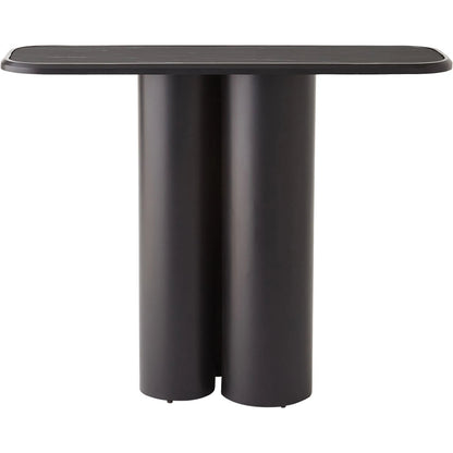 Kyrtos Console by Global Views in black, red and marble. Made from unique in a modern style.