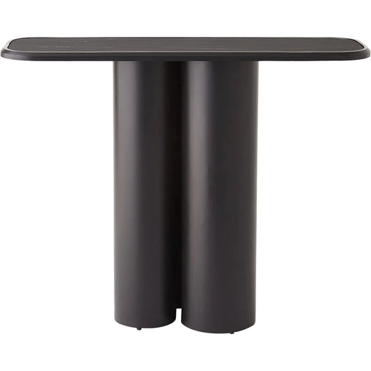 Kyrtos Console by Global Views in black, red and marble. Made from unique in a modern style.