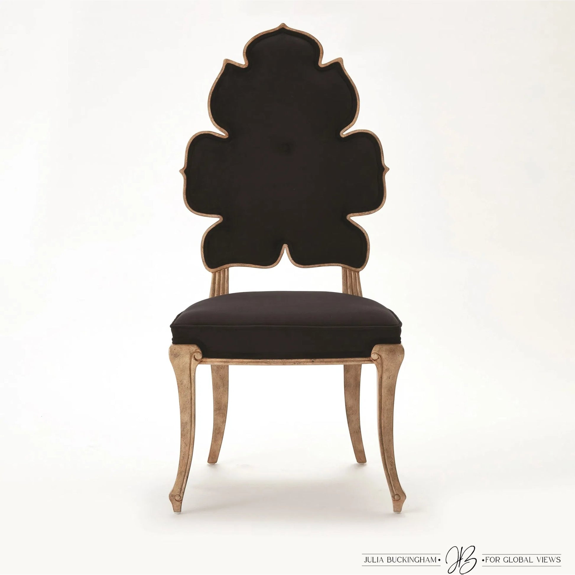 Wiggle Dining Chair by Global Views. Made from rubberwood in a cottage & farmhouse style.