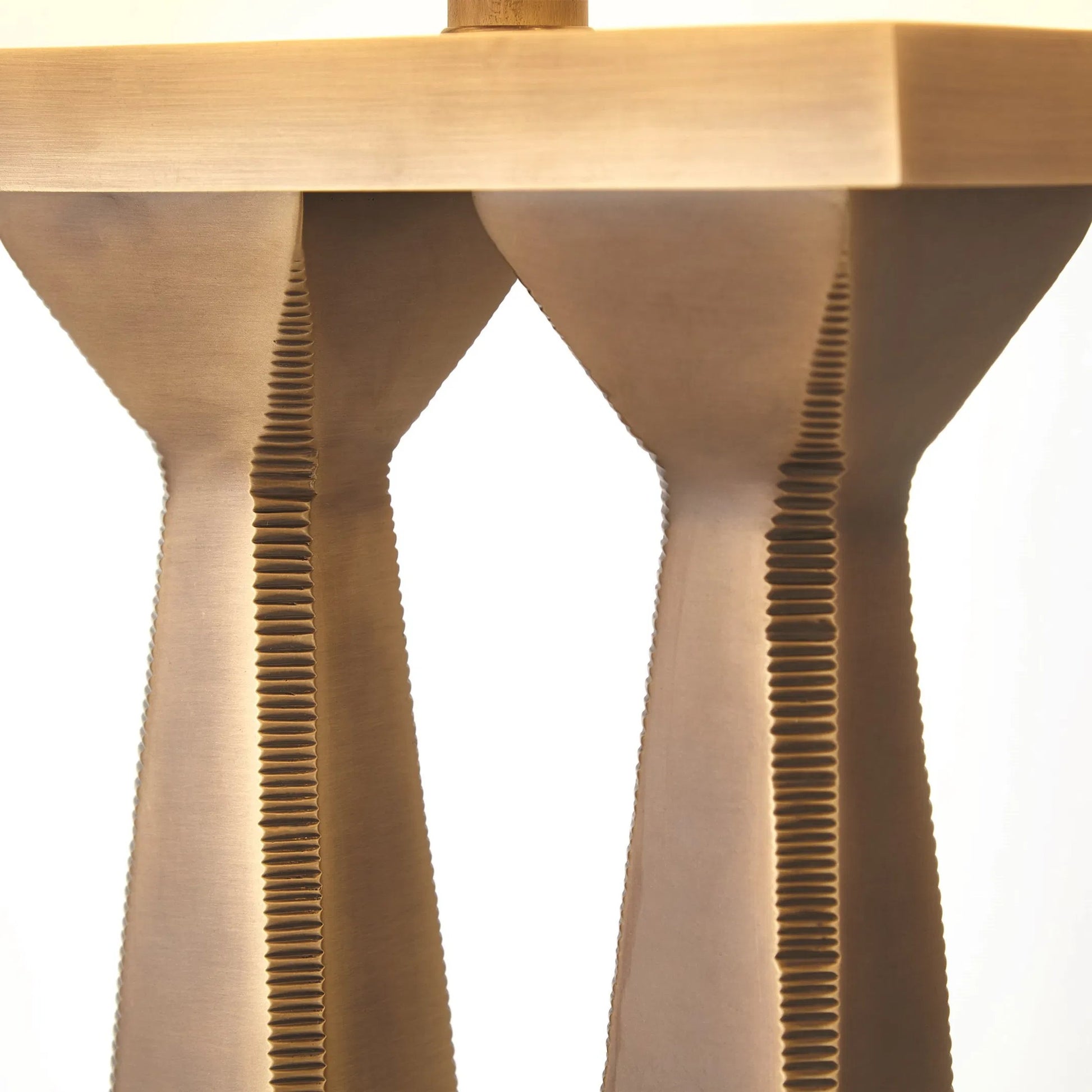 Capitol Table Lamp by Global Views. Made from brass, white marble in a traditional style.