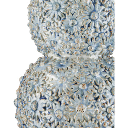 Jessamine Blue Table Lamp by Currey and Company. Made from ceramic in a eclectic & global style.