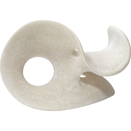 Amorphous Table Object by Jamie Young in off white. Made from polyresin in a eclectic & global style.