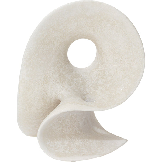 Amorphous Table Object by Jamie Young in off white. Made from polyresin in a eclectic & global style.