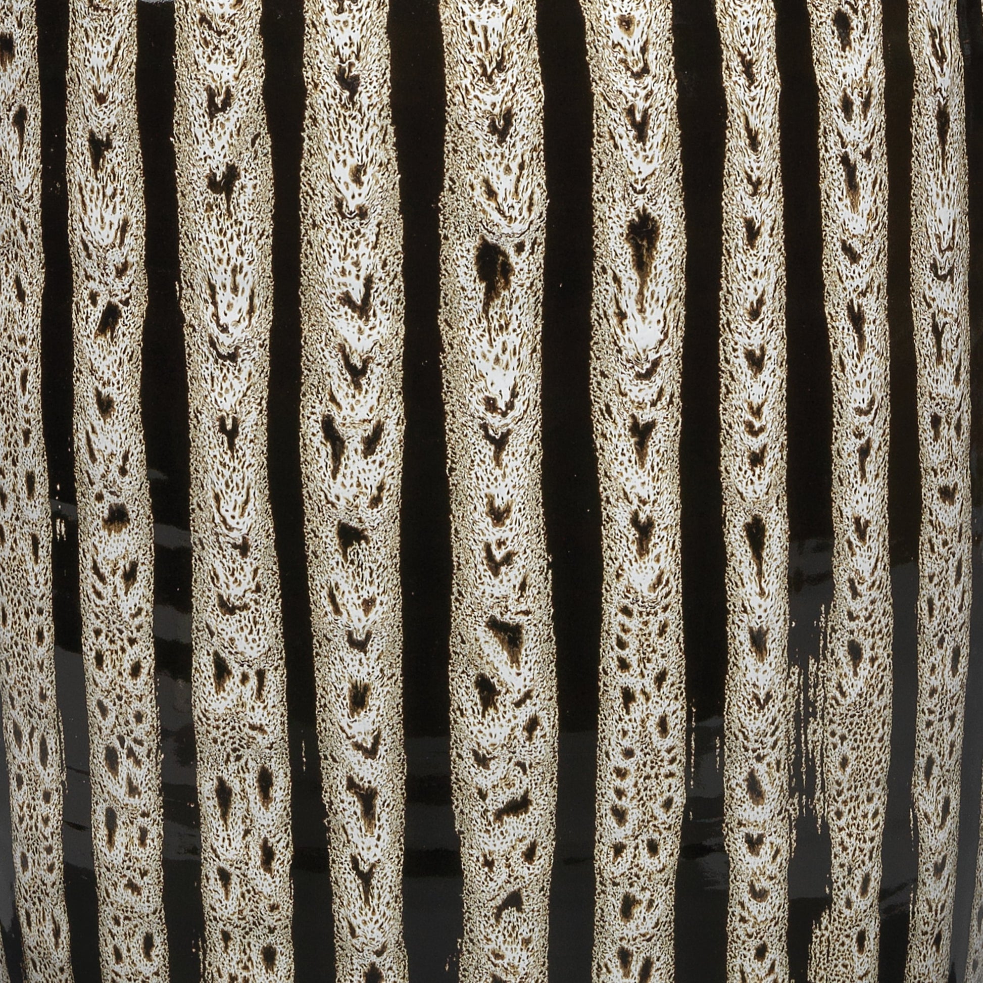 Barnaby Vase by Jamie Young in beige, black. Made from ceramic in a eclectic & global style.