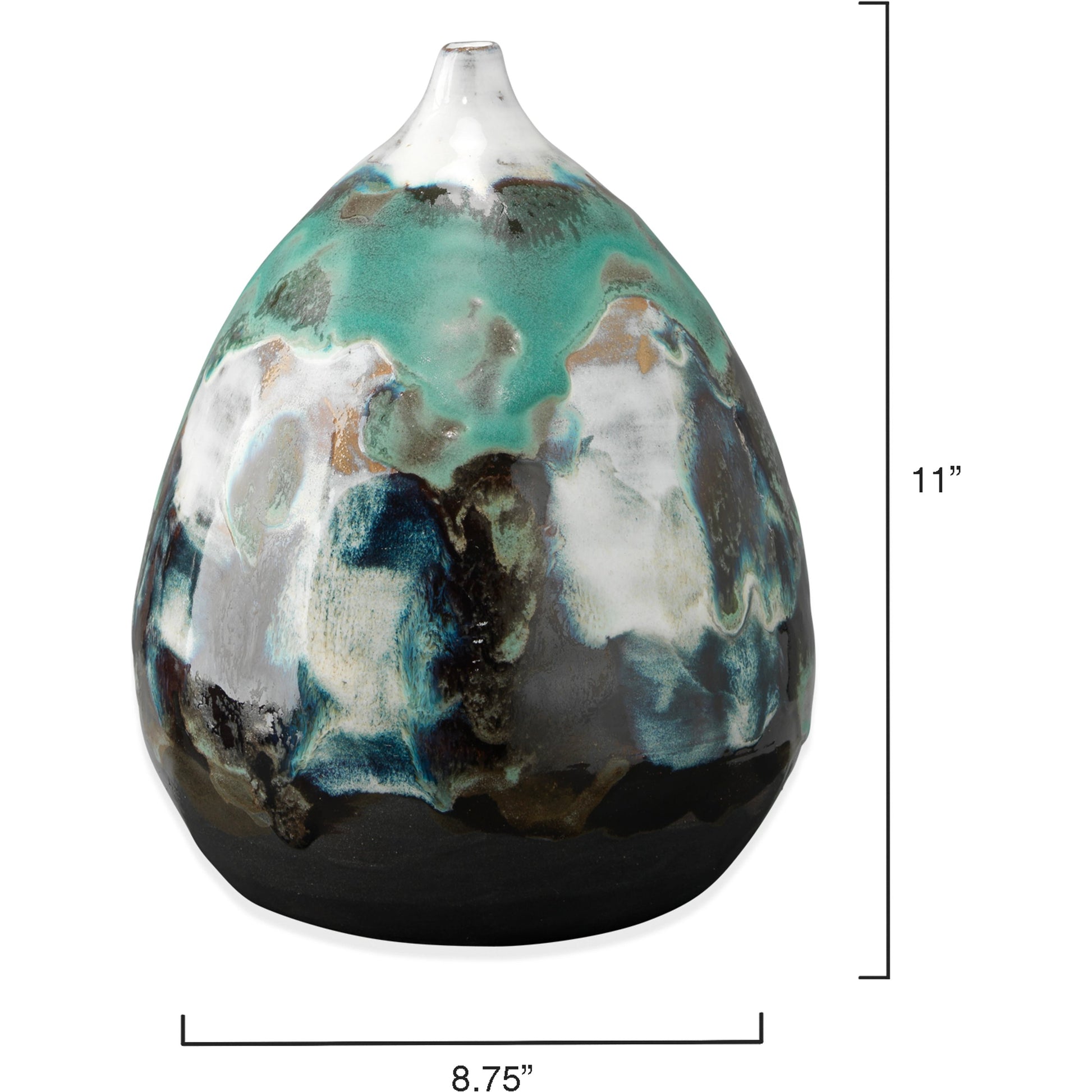 Collage Vase by Jamie Young in multi. Made from ceramic in a eclectic & global style.