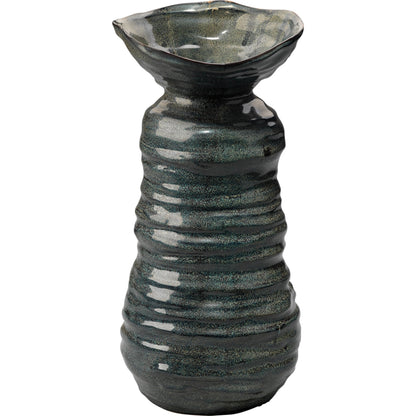 Marine Vase by Jamie Young in cream. Made from ceramic in a eclectic & global style.