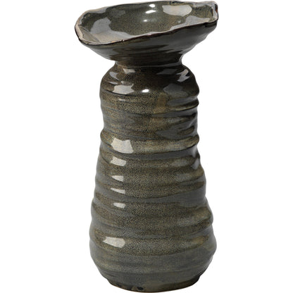 Marine Vase by Jamie Young in cream. Made from ceramic in a eclectic & global style.