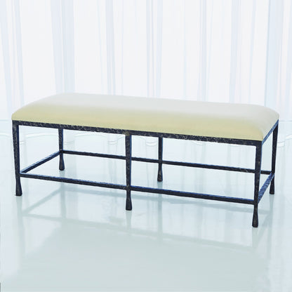 Quad Pod Bench by Global Views. Made from iron in a transitional style.