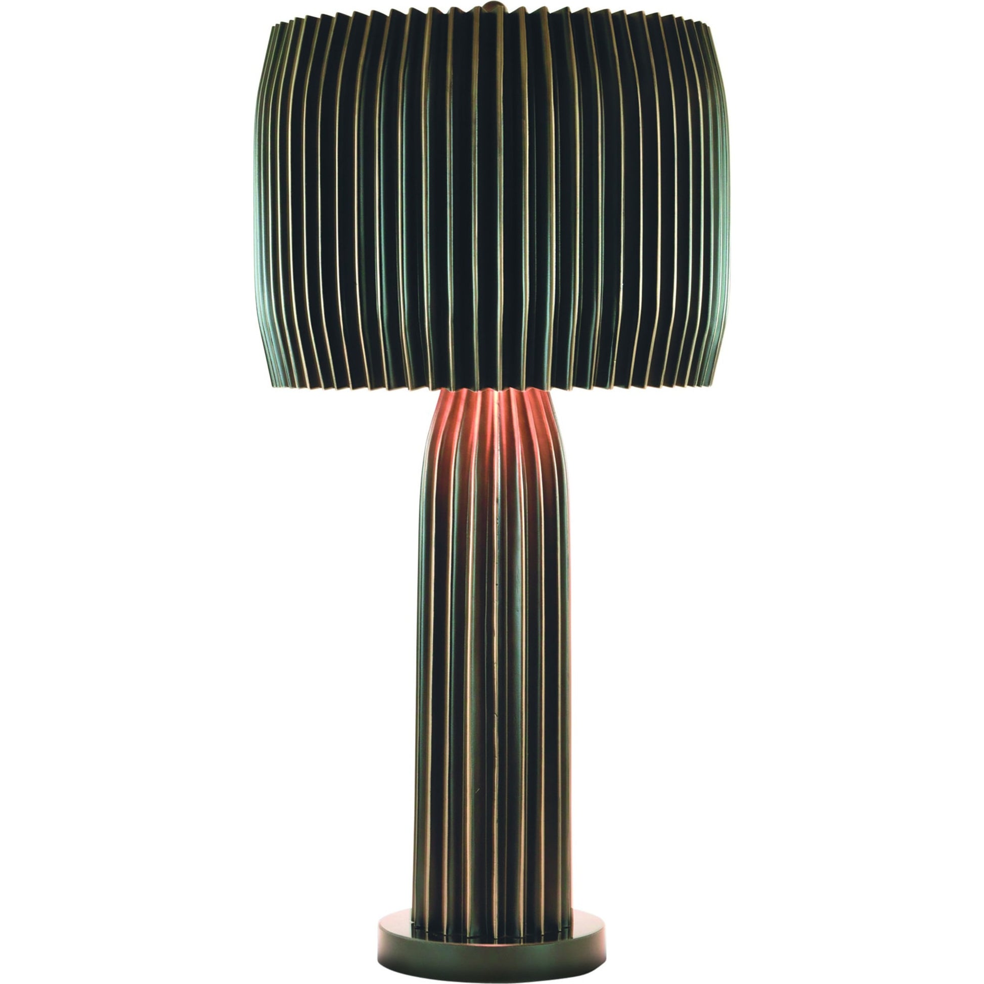 Crimp Table Lamp by Global Views. Made from unique in a eclectic & global style.