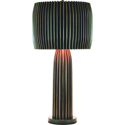 Crimp Table Lamp by Global Views. Made from unique in a eclectic & global style.