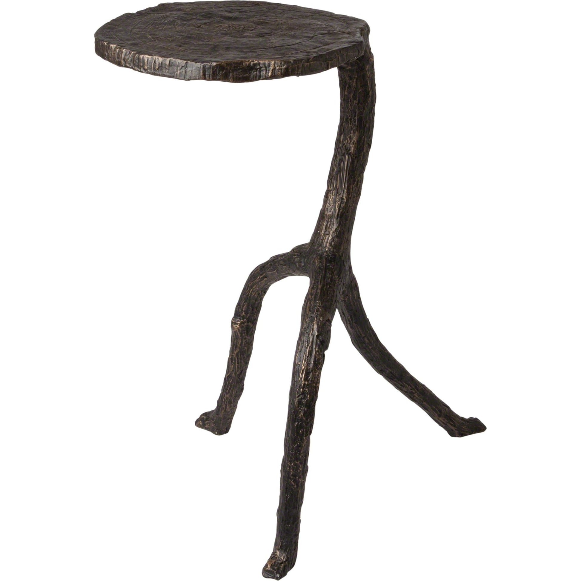 Wal Sticks Table by Global Views in antique bronze. Made from cast iron in a eclectic & global style.