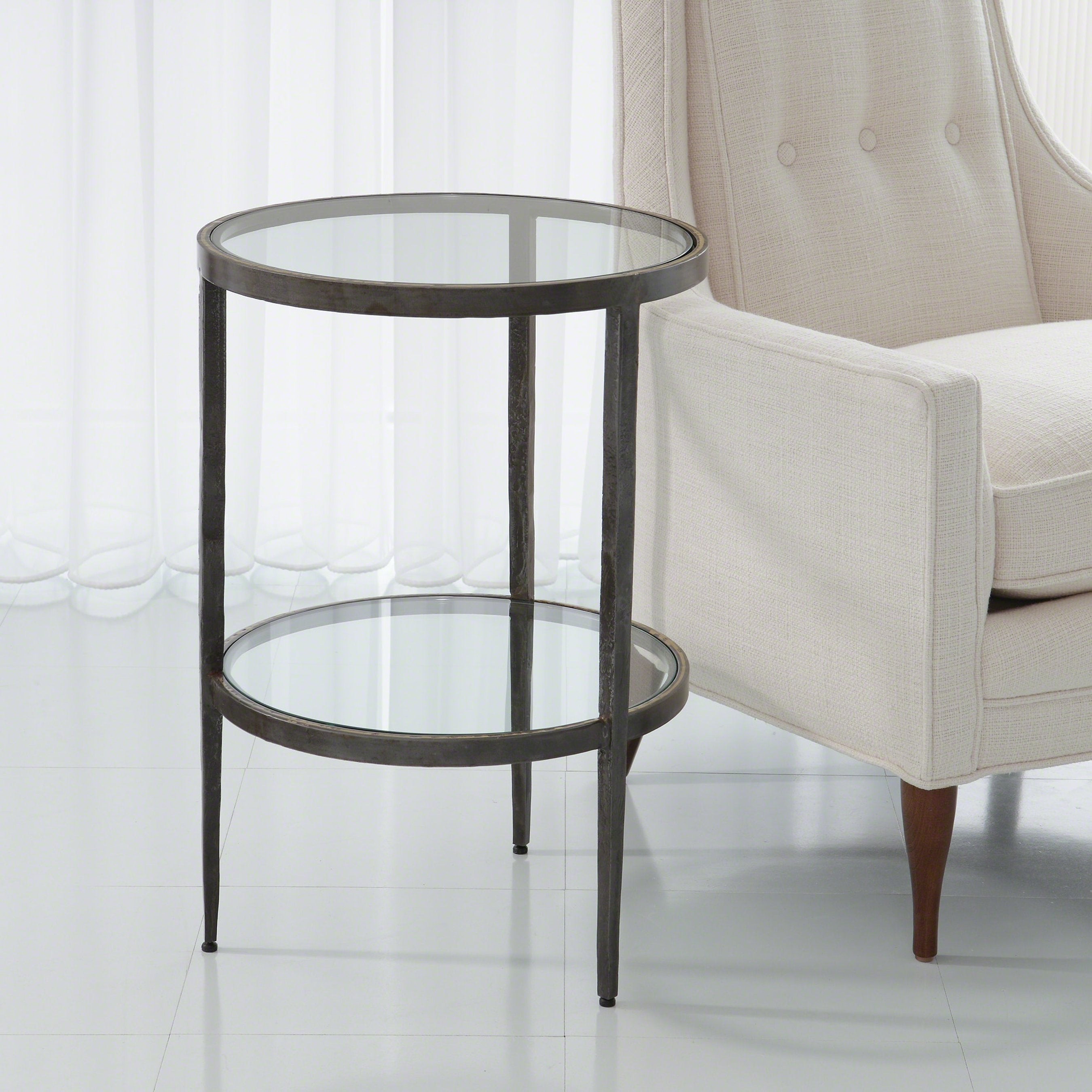 Global Views Laforge Side Table - Thumbnail 3
