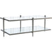 Laforge Cocktail Table by Global Views. Made from iron, tempered glass in a transitional style.