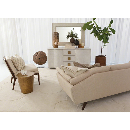 Izmir Hammered Side Table by Global Views in antique brass. Made from brass in a eclectic & global style.