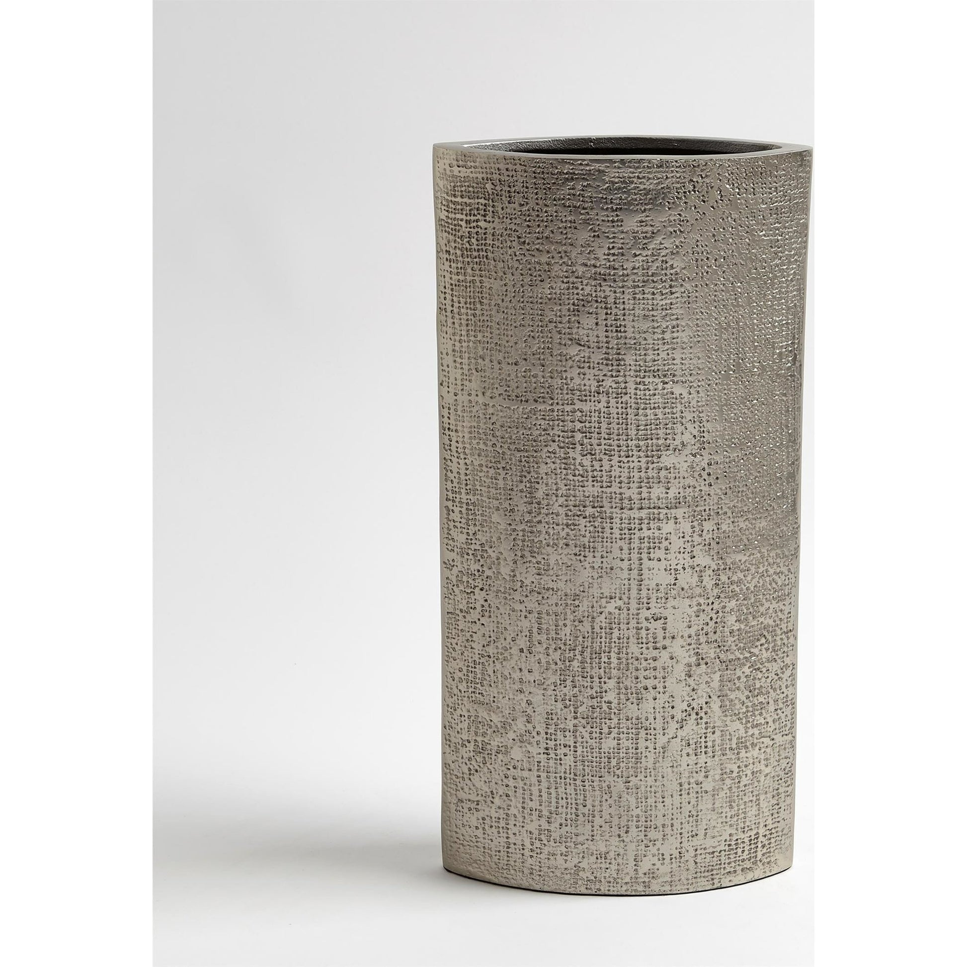 Hemp Etched Vase by Global Views in brass. Made from aluminum in a eclectic & global style.