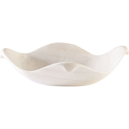 Marble Dove Bowl by Global Views. Made from marble in a coastal style.