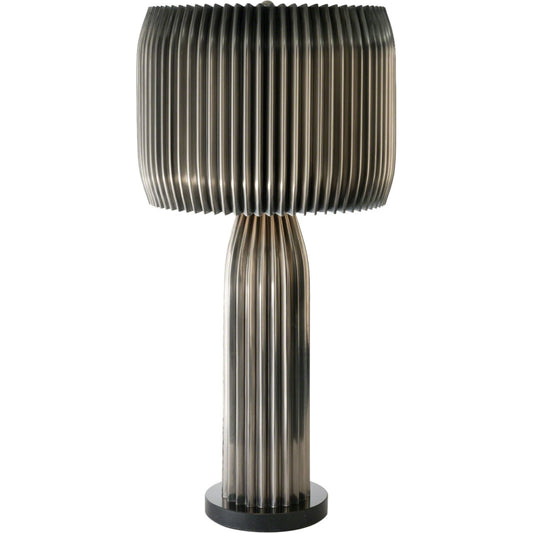 Crimp Table Lamp by Global Views. Made from unique in a eclectic & global style.