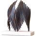 Icarus Sculpture by Global Views. Made from iron, white marble in a eclectic & global style.