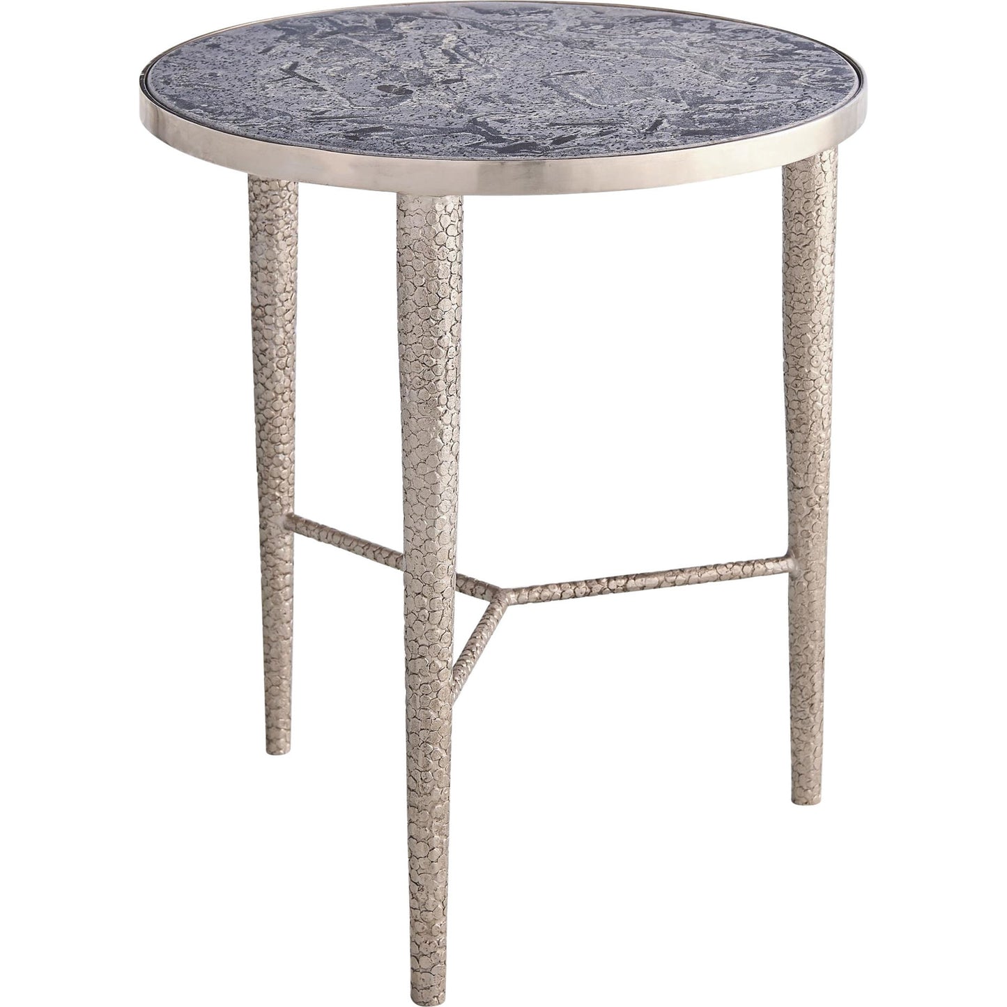 000 SR-701384 | Primary Silo | Hammered End Table by Global Views. Made from unique in a eclectic & global style.