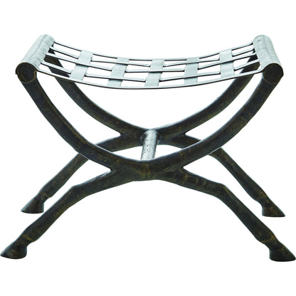 Giddy Up Bench by Global Views in bronze. Made from cast iron in a eclectic & global style.