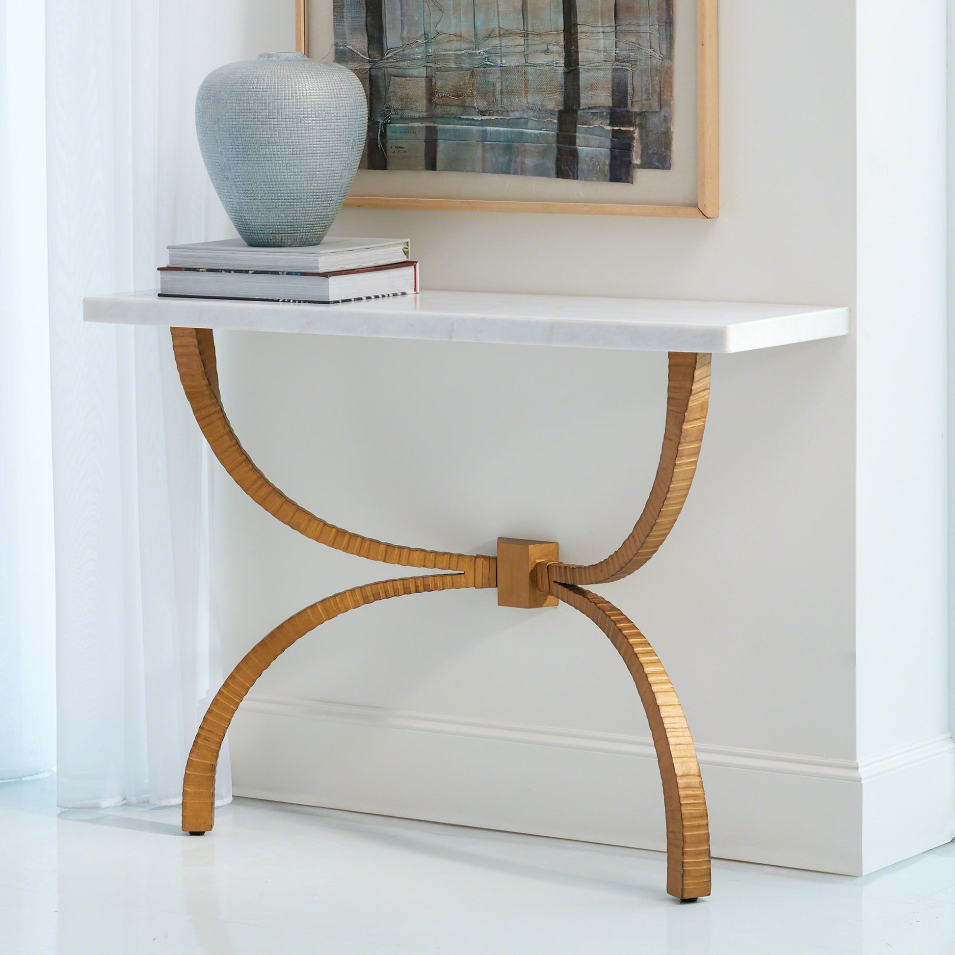 Teton Console by Global Views. Made from unique in a modern style.