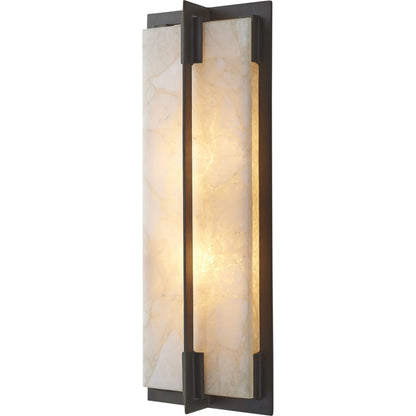 Quartz Sconce by Global Views. Made from brass, mild steel, quartz in a modern style.