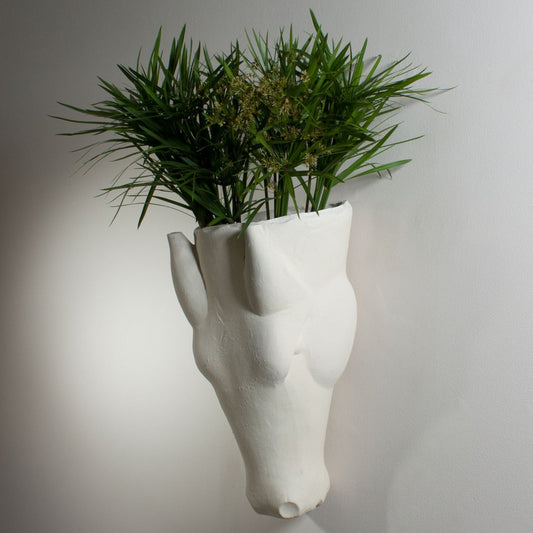 Equus Wall Vase by Global Views. Made from stone composite in a eclectic & global style.