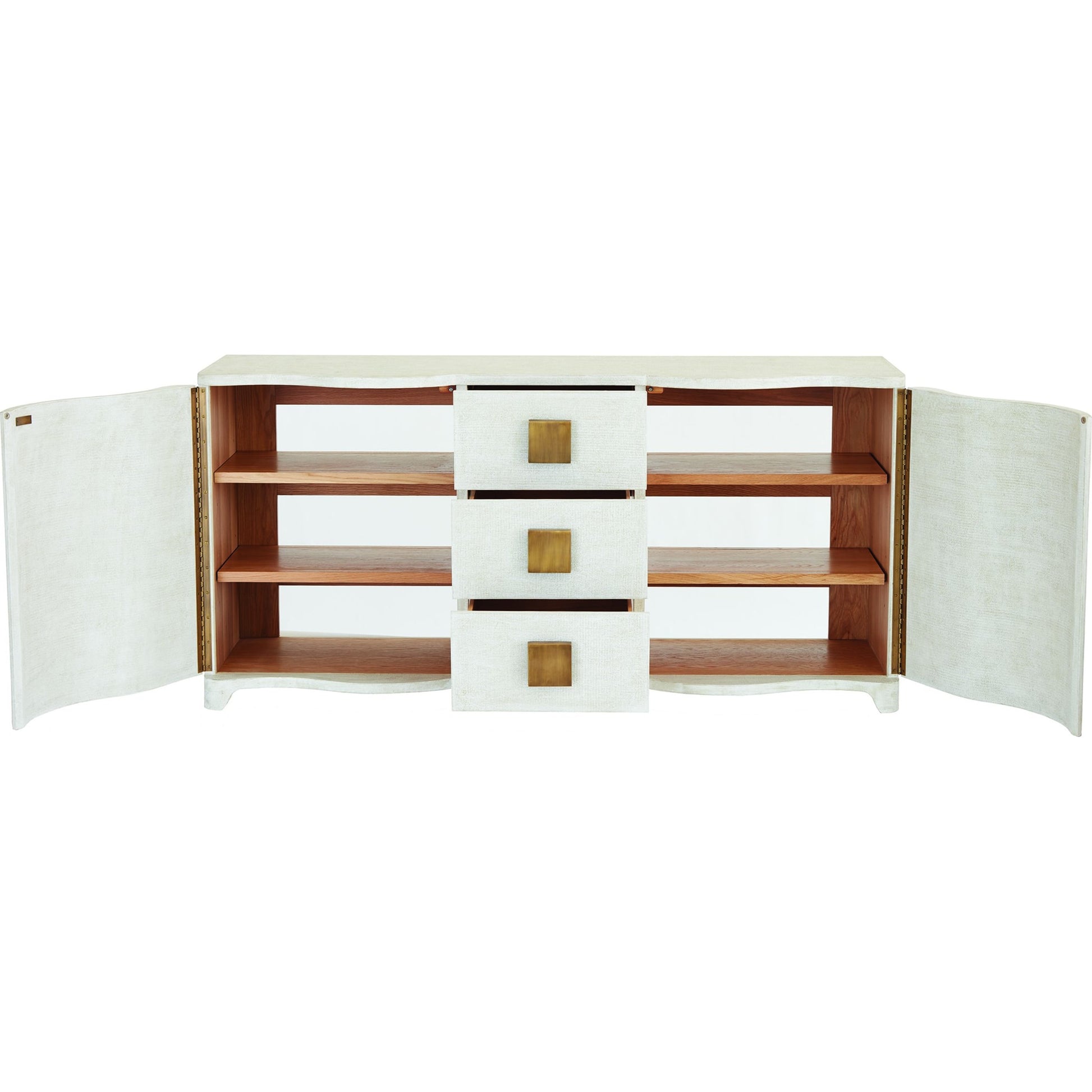 Toile Linen Credenza by Global Views. Made from unique in a modern style.