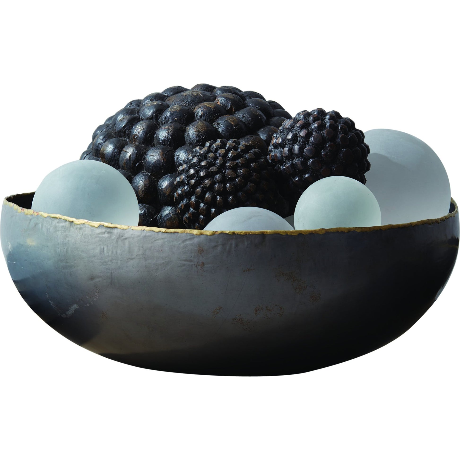 Laforge Bowl by Global Views. Made from iron in a eclectic & global style.