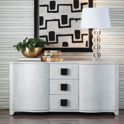 Toile Linen Credenza by Global Views. Made from unique in a modern style.