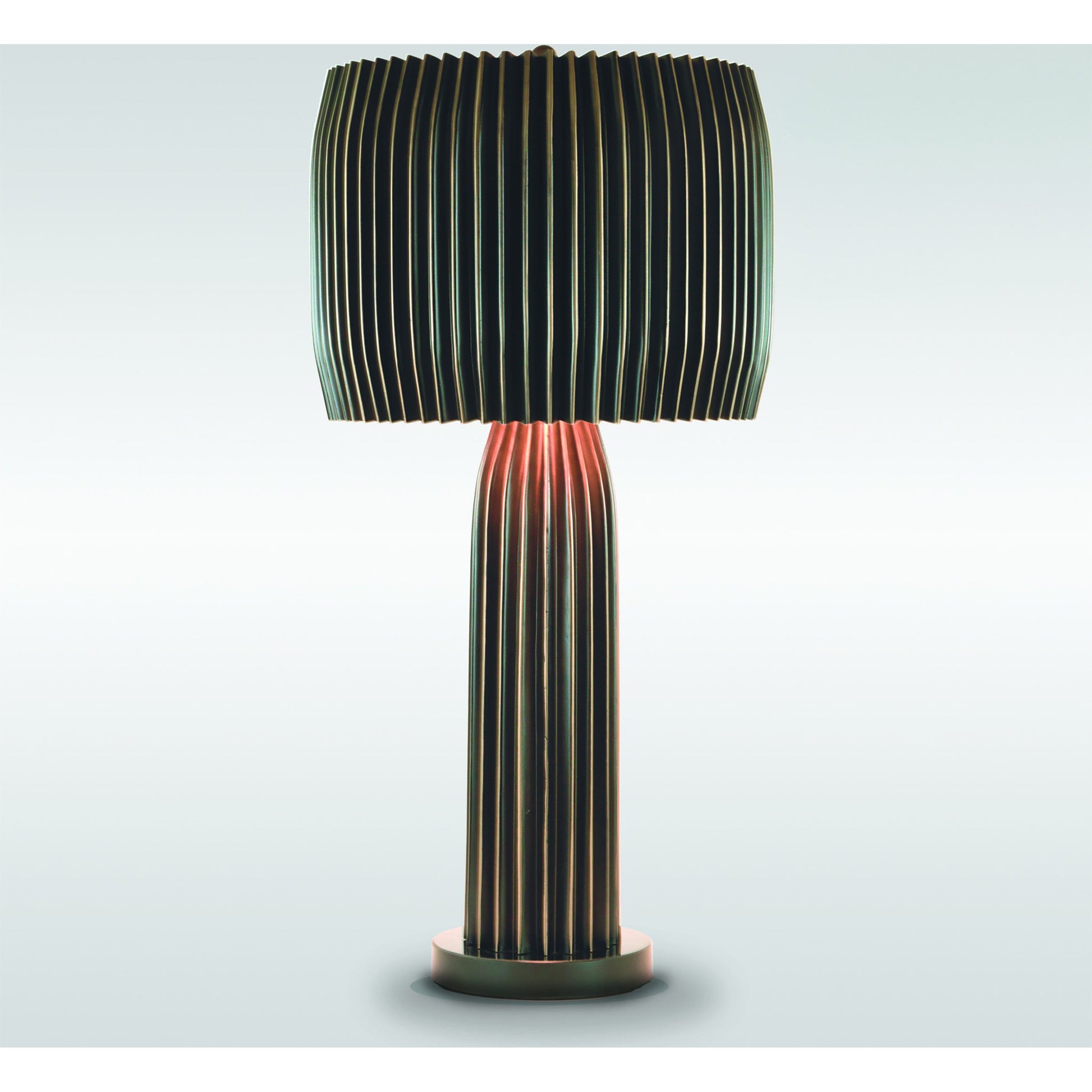 Crimp Table Lamp by Global Views. Made from unique in a eclectic & global style.