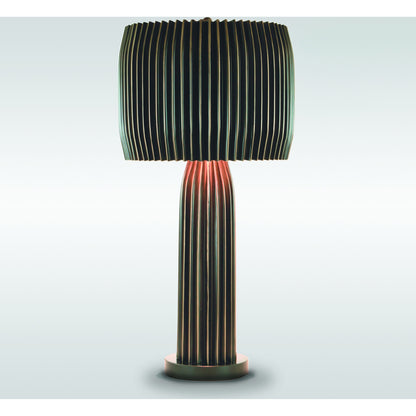 Crimp Table Lamp by Global Views. Made from unique in a eclectic & global style.
