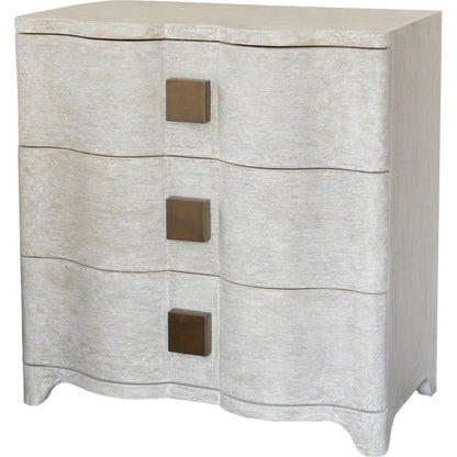Toile Linen Bedside Chest by Global Views. Made from unique in a modern style.