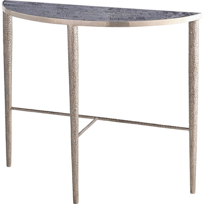 Hammered Console by Global Views. Made from unique in a transitional style.