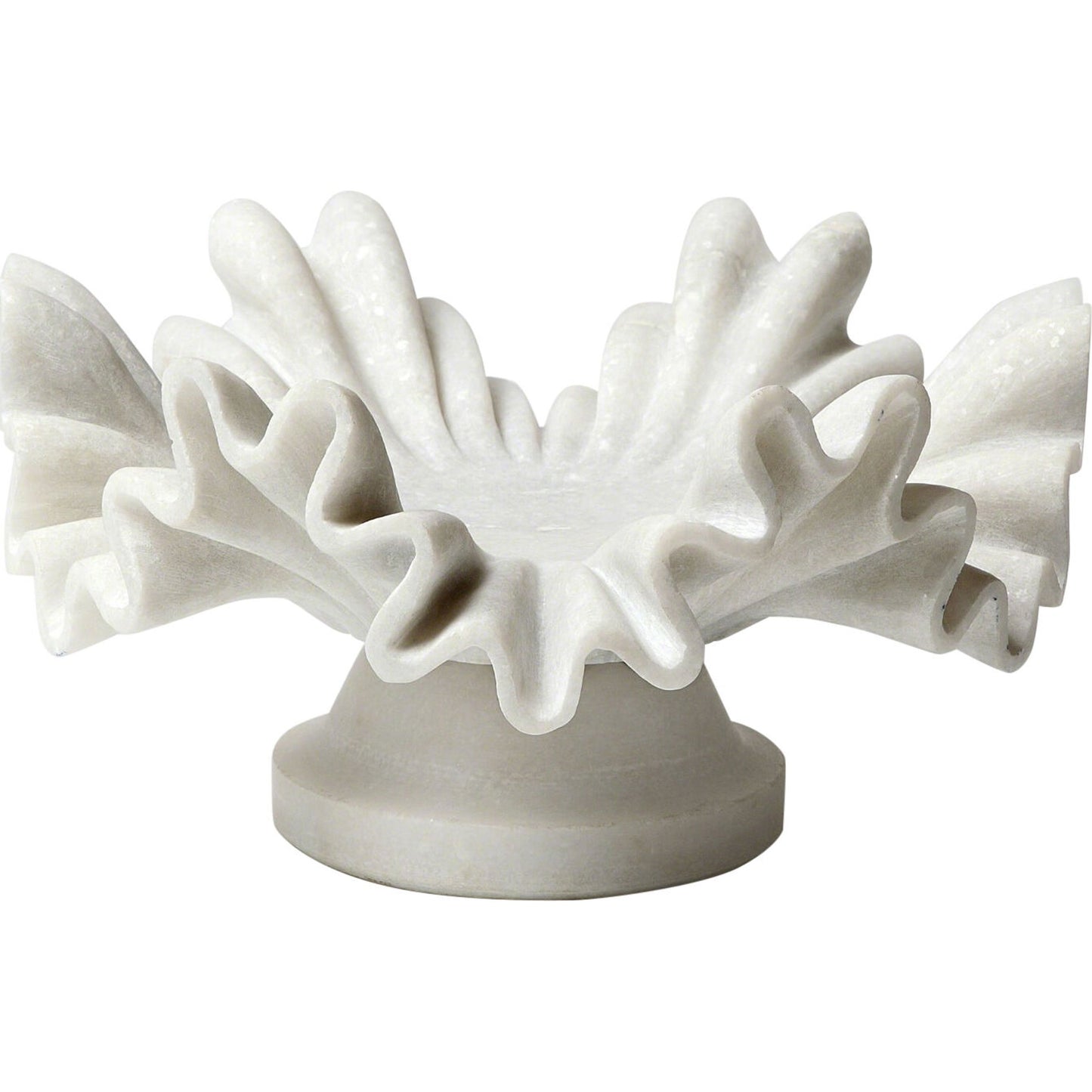 001 SR-893557 | Primary Silo | Yves Bowl by Global Views. Made from ambaji white marble in a transitional style.