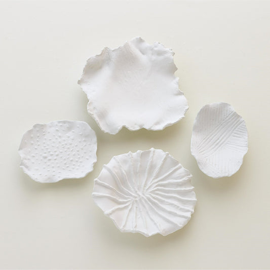 Maitake Wall Decor by Global Views. Made from ceramic in a coastal style.