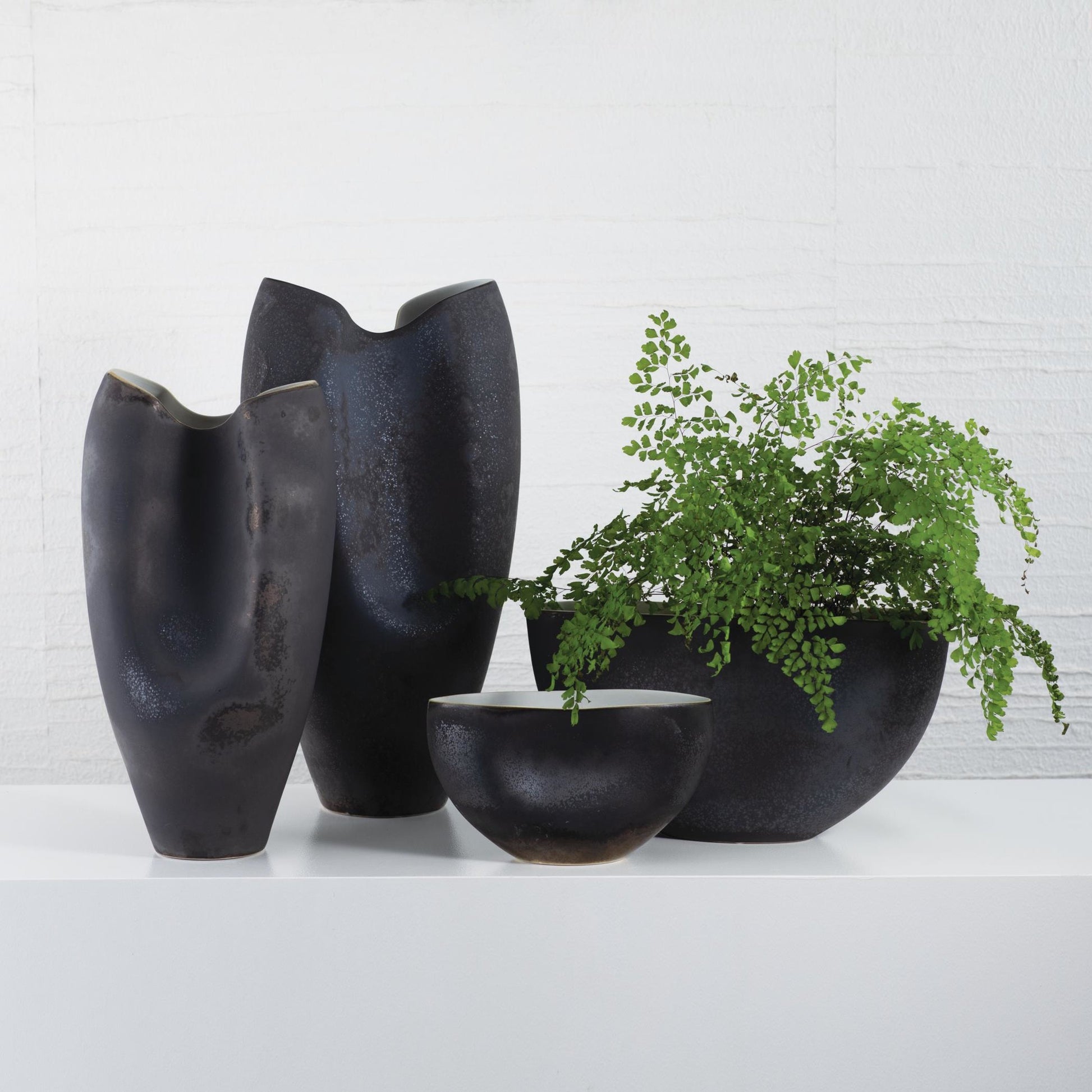 Oxus Pinched Bowl by Global Views. Made from porcelain in a eclectic & global style.