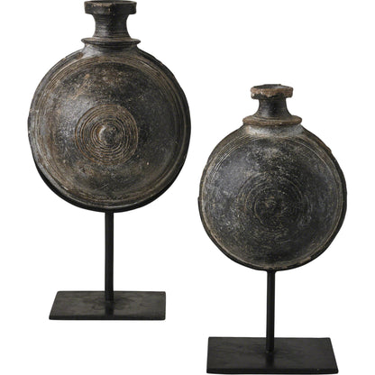 Camel Water Pot on Stand by Global Views. Made from terra cotta, iron in a eclectic & global style.