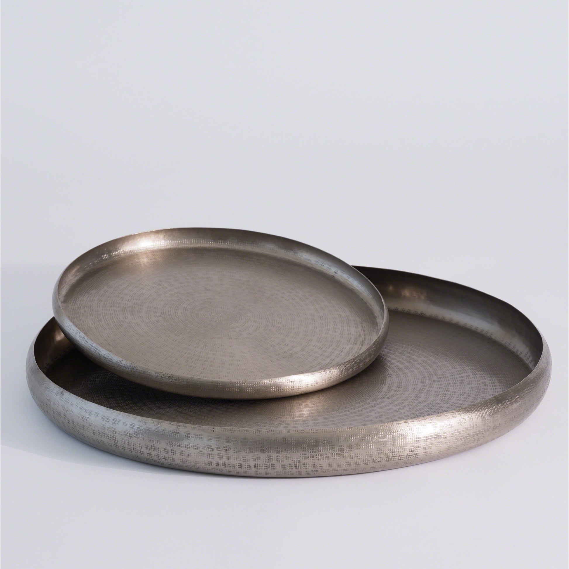 Offering Tray by Global Views in brass. Made from brass in a eclectic & global style.