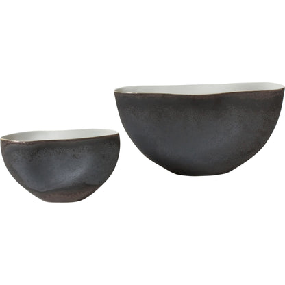 Oxus Pinched Bowl by Global Views. Made from porcelain in a eclectic & global style.