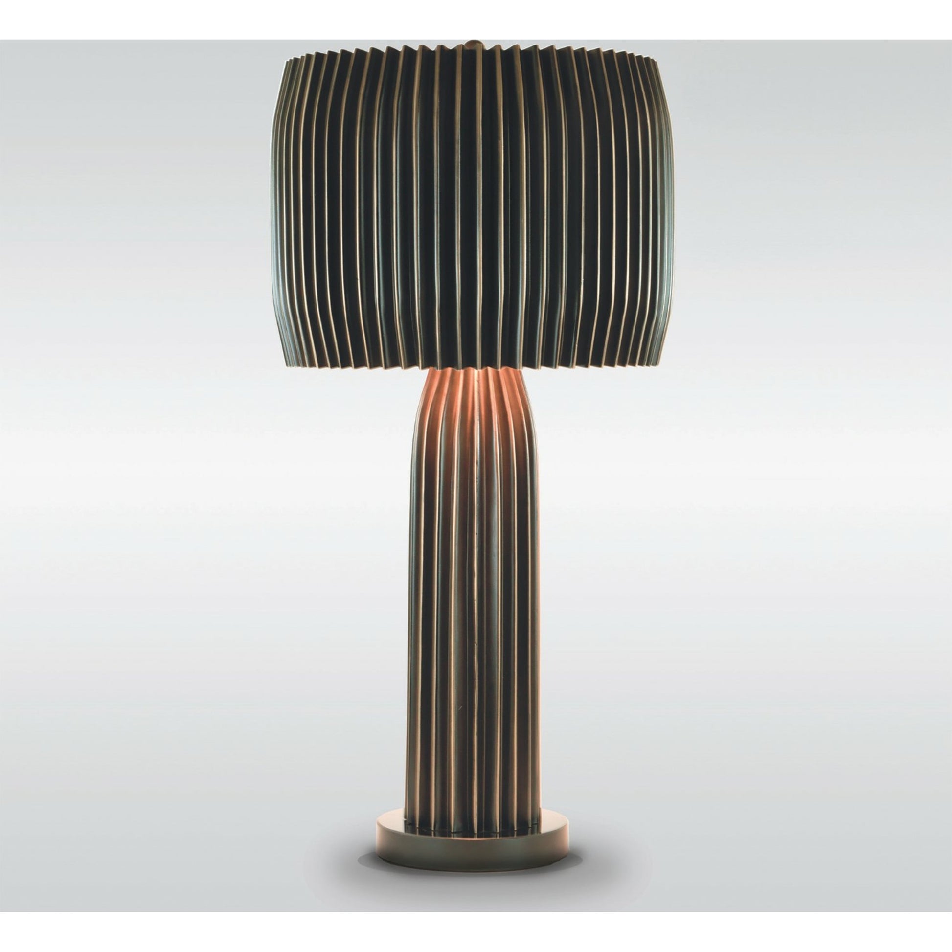 Crimp Table Lamp by Global Views. Made from unique in a eclectic & global style.