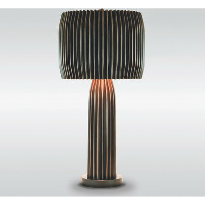 Crimp Table Lamp by Global Views. Made from unique in a eclectic & global style.
