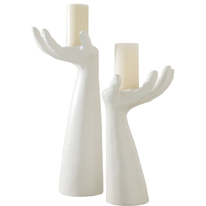 Palma Candleholder by Global Views. Made from ceramic in a eclectic & global style.