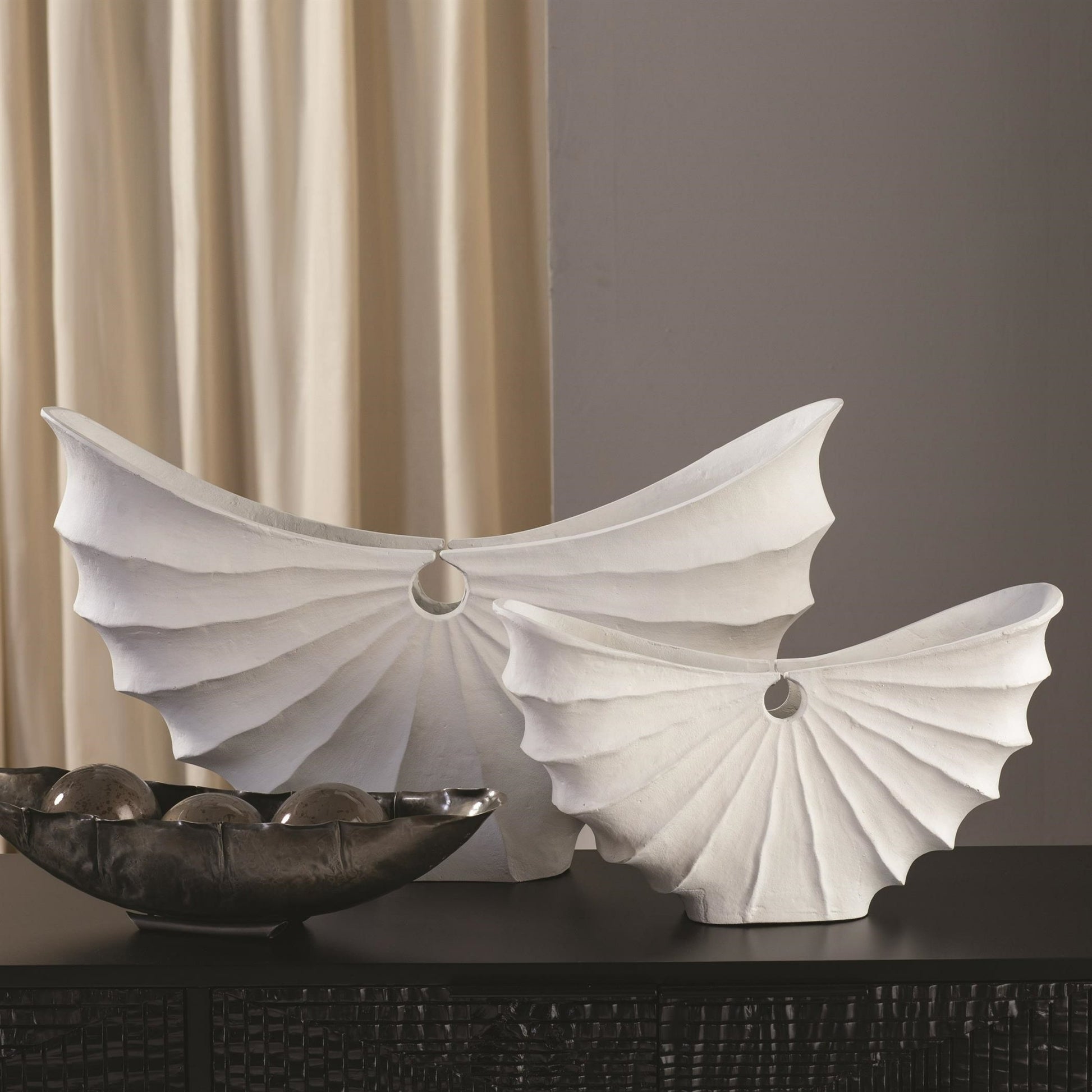 Atlantis Centerpiece by Global Views. Made from cast aluminum in a modern style.