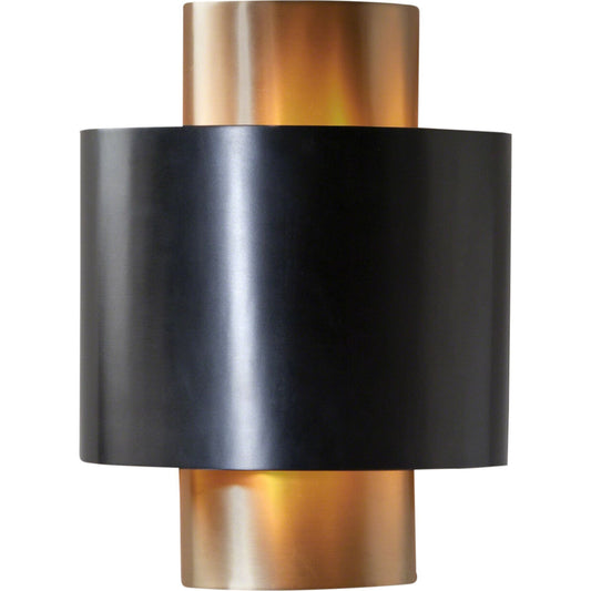 Nordic Wall Sconce by Global Views in gold. Made from brass in a modern style.