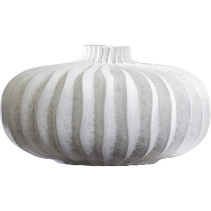 Lithos Vase by Global Views. Made from ceramic in a coastal style.