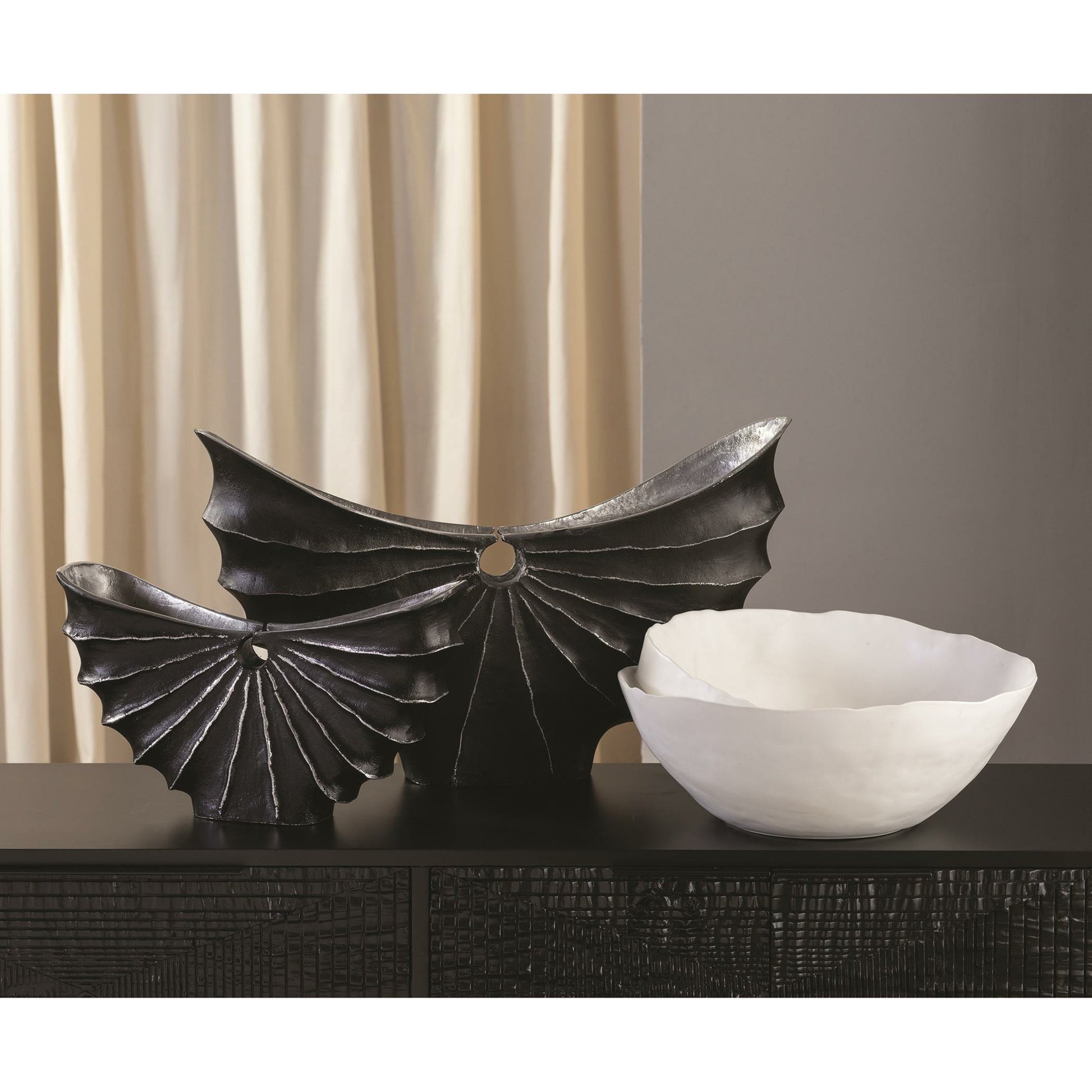 Atlantis Centerpiece by Global Views. Made from cast aluminum in a modern style.